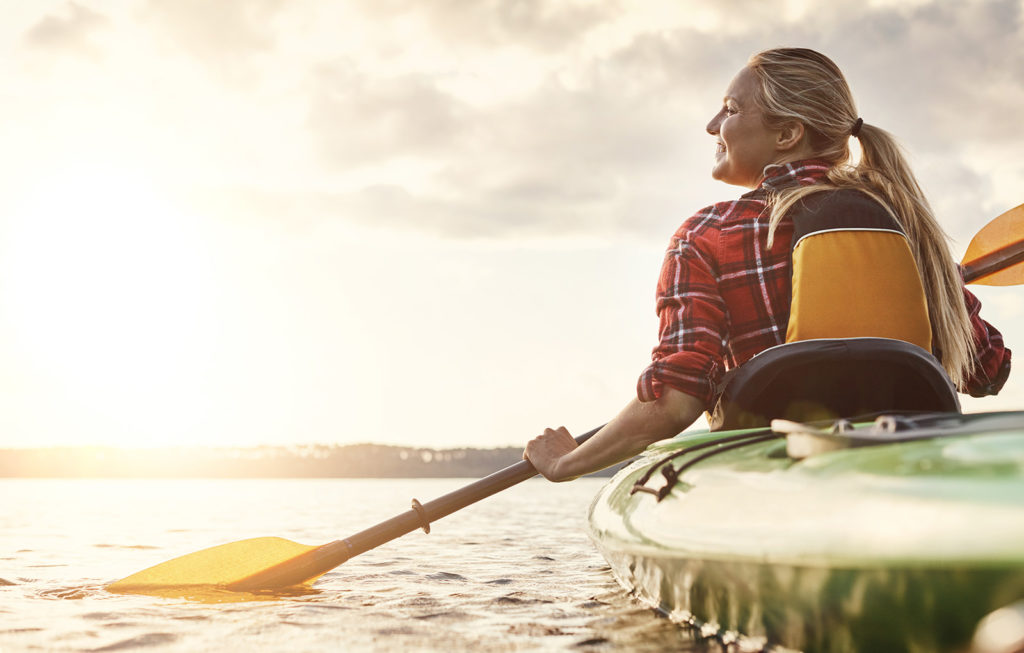 Paddling in Norway